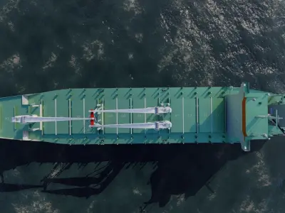 collection ships-Bulk carrier ship-tanker ship 3D model purchase
