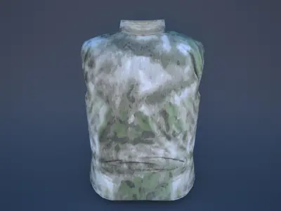 military vest Low-poly 3D model shop