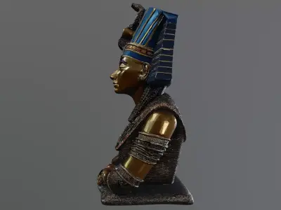 Pharaoh statue 3D model