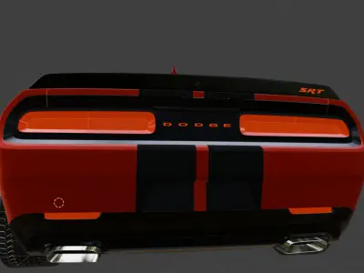 dodge challenger hellcat Free 3D model