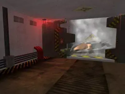 Spacecraft room in video game Free 3D model