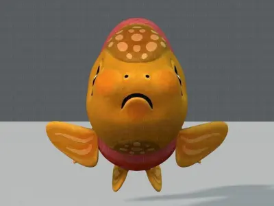 Fish V03 Low-poly 3D model