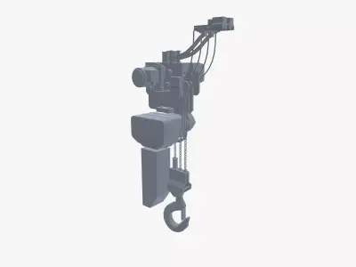 Monorail hoist 3D model