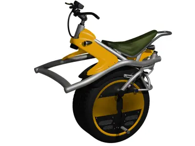 UNO BIKE SINGLE WHEELER 3D model