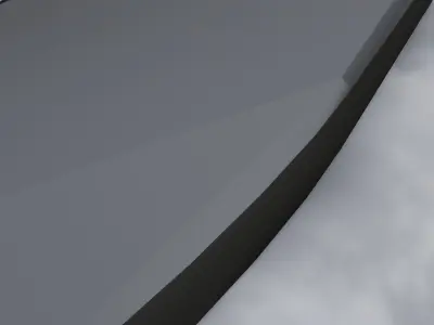 Knife concept Low-poly 3D model