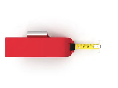 SO Tape Rule YA3600 Low-poly 3D model
