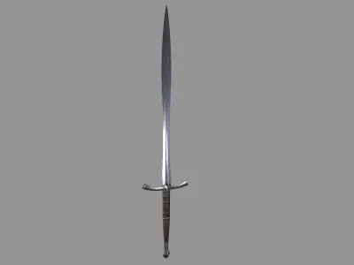 Sword Low-poly 3D model 25