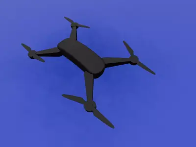 Drone2 Low-poly 3D model
