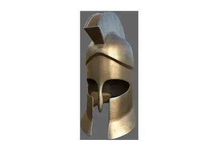 Roman Soldier Helmet Low-poly 3D model