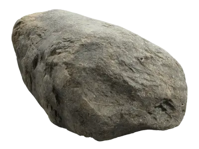 Cool Toned Smooth Large Rock Boulder Model 