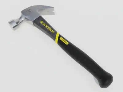 Claw Hammer 3D model 2