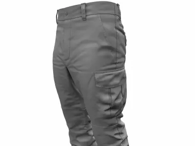 Military Tactical Cargo Pants - High Poly 3D model