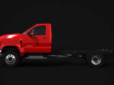 2020 Chevrolet Silverado 4500HD Regular Cab 3D model purchase