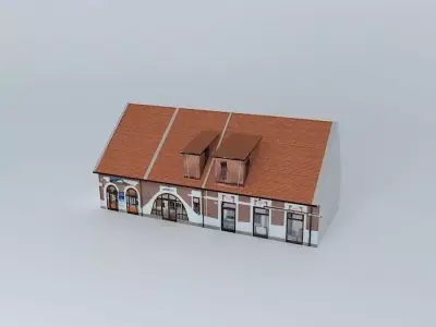 Papírüzletutazásiroda Papierníctvo cestovná office Free 3D model