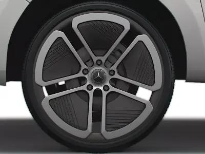 Mercedes Benz EQT 2023 wheel 3D model