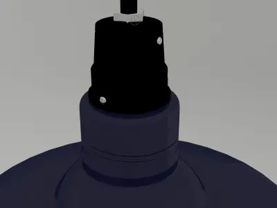 Industrial pendant lamp 2 3D model