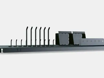 BROR 20 pieces pegboard set Low-poly 3D model