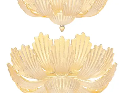 Vintage Chandelier Pamono 3D model