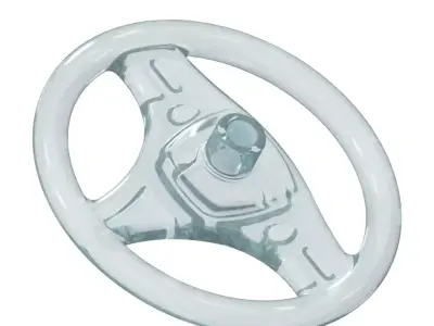 Transparent Steering Wheel Toy 3D model