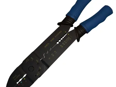 Terminal Crimping Tool Low Poly Low-poly 3D model