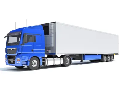 Refrigerator Truck 3D model