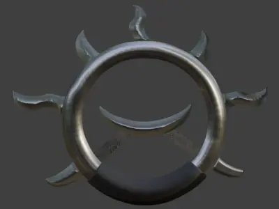  wheel of wind and fire 3D model