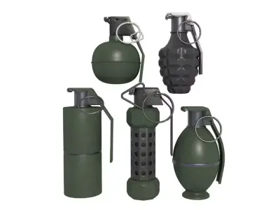 Grenade Pack 3D model