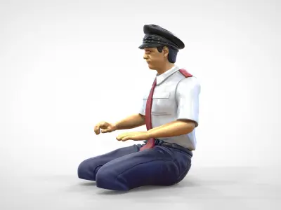 N2 City Train Driver  3D print model