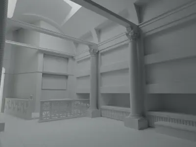 Rome Catacombs Cubicula 3D model