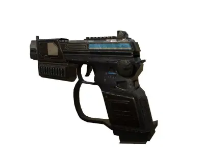 Gun 3d model 3D model buy