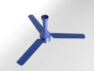 Ceiling Fan 07 Low-poly 3D model