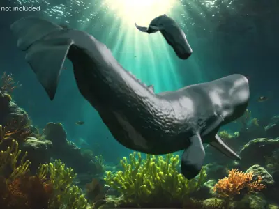 Whales Collection 3 3D model