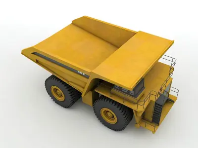 Dump Haul Truck 930E 3D model