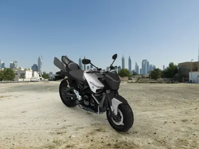 high quality Motorcyle suzuki model 3D model