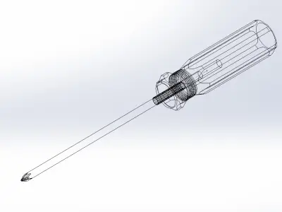 3D Model of Phillips Screwdriver Design and more Formats free Free 3D model