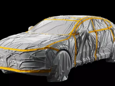 Car Paint Mask Cover 3D model