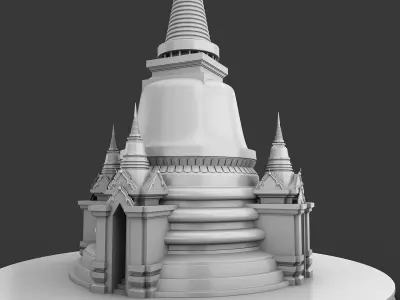 Pagoda Temple 3D model
