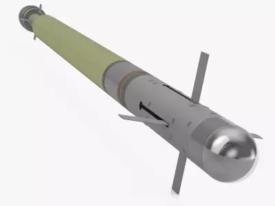 FIM 92 Stinger Missile 3D model