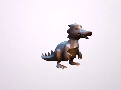  3d Model The Platypus A Unique Animal  3D model
