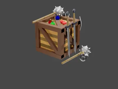 RPG Items 3D model