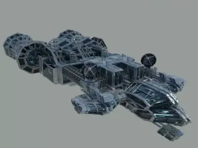 Command Space Ship 1 3D model