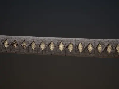 Katana - Real-Time Asset Low-poly 3D model