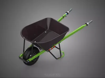 ELECTRIC WHEEL HUB MOTOR DIRECT DRIVE ENGINE WHEELBARROW BARROW 3D model