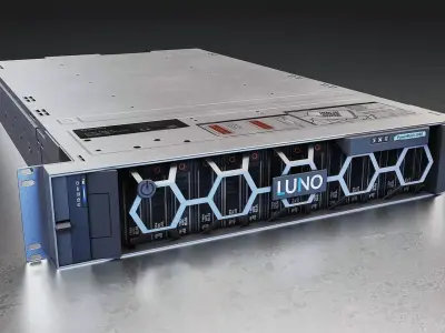 Rackmount Server 3D Model - 3 Low-poly 3D model