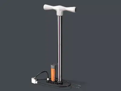 Hand Air Pump Low-poly 3D model buy