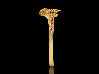 Art Deco Bracelet 30 3D print model