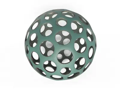 Sphere with holes 3D model