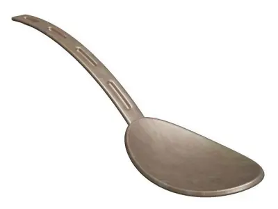 Antique Table Spoon Low-poly 3D model