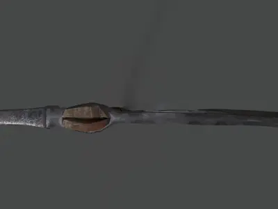 Viking Axe Low-poly 3D model 18