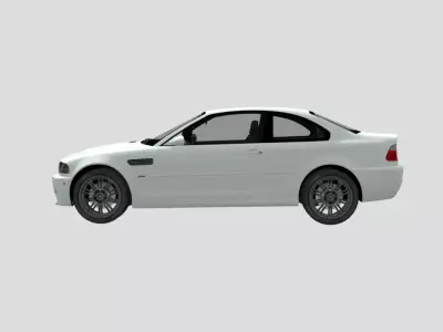 2003 BMW M3 E46 3D print model